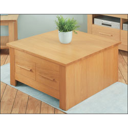 Midas Storage Coffee Table - Golden Natural Oak