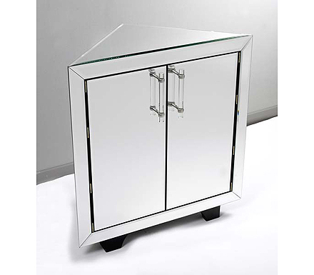 Morris Mirrors Ltd Art Mirrored Corner Sideboard