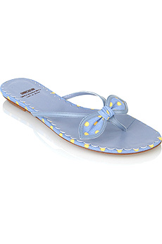 Moschino Cheap & Chic Polka dot bow sandals