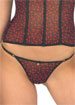 Moschino Heart Mesh thong