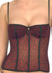 Moschino Heart Mesh underwired bustier