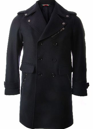 Moschino Melton Wool Coat