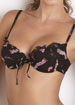 Moschino Stocking Print non padded underwired bra