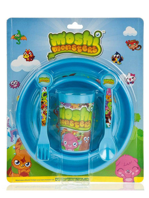 Moshi Monsters 5 Piece Tableware Dinner Set