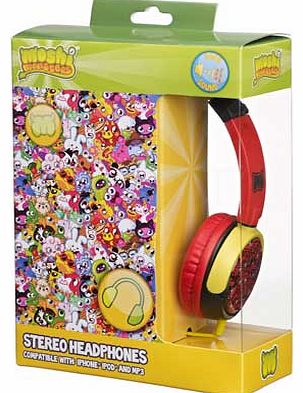 Moshi Monsters Headphones for Nintendo 3DS - Red