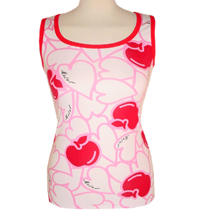 Motel Love Apple Vest Top