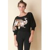 Peacock Sweater - Black