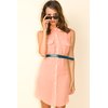 Motel Celeste Dress In Shell Pink