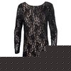 Motel Damita Mini Dress in Black Sequin Lace and