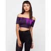 Motel Dana Off Shoulder Crop Top in Melting