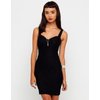 Motel Fairy Bodycon Dress in Black Lace