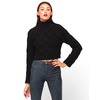 Motel Florence Turtleneck Knit Jumper in Black