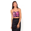 Motel Fonda Halter Crop in Japanese Purple