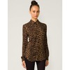 Motel Hardy Boyfriend Shirt in Leopard Print