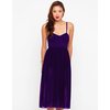 Motel Louise Sheer Midi Dress in Violet Wave