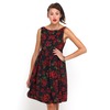 Motel Mia Midi Length Dress in Tiger Rose Print