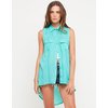 Motel Salene Sleeveless Dip Hem Shirt in