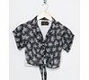 Motel Vintage Penny Tie Crop Shirt 0009