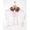 Motel Vintage Andy Collared Crop Blouse 0159 ONE
