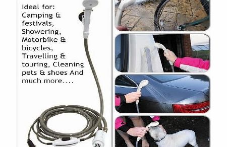 Motionperformance Essentials MP Essentials Camping, Caravanning, Car Travel & Festival Electrical Lightweight Portable Shower