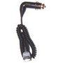 Gun Style In-Car Fast Charge and Power Cord - Gold Pin