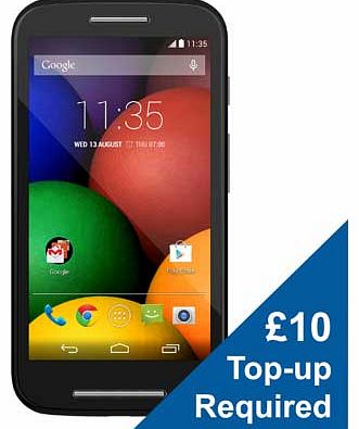 O2 Motorola Moto E Mobile Phone - Black