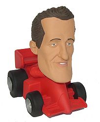 Motorsport Statuettes Schumacher Comic Car