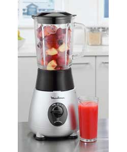 MOULINEX Silver Glass Blender