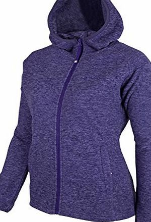 Mountain Warehouse Maple Womens Ladies Insulating Winter Walking Camping Hiking Hooded Fleece Purple 14