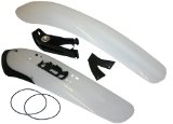 CRUD Catcher and Race Guard Mountain Bike Mudguards CLEAR