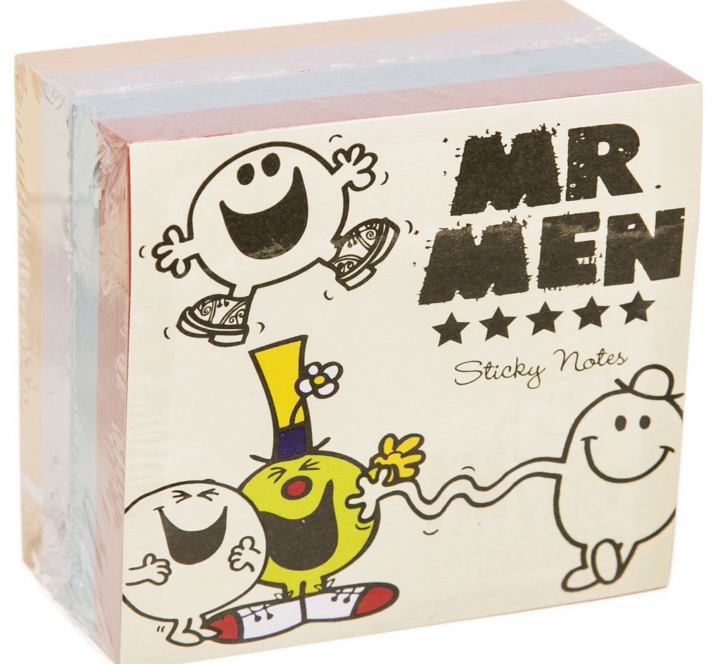 MR MEN Letterpress Sticky Notes