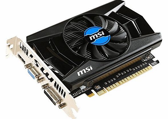 MSI NVIDIA GT 740 Graphics Card (2GB, 128 Bit, DDR5, FAN, DL-DVI-D, HDMI, VGA, PCI-E)