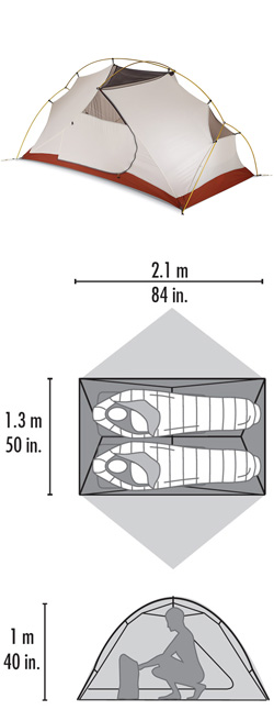 MSR HUBBA HUBBA HP TENT - GREE