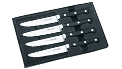 5100 Series Red 5inch 4pc Steak Knife Set