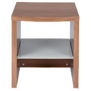 1 shelf Side Table, walnut Effect