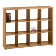 4 X 3 Box Storage Unit, Oak effect