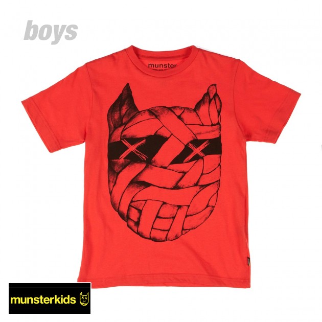 Boys Munster Crosseyed T-Shirt - Red