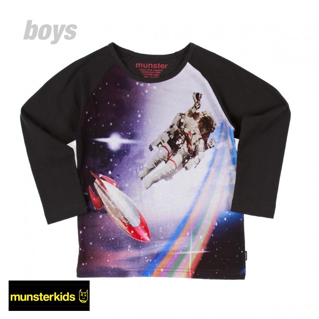 Boys Munster Trekker Long Sleeve T-Shirt - Mud