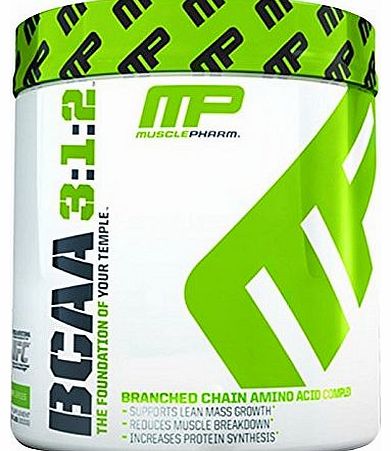 MusclePharm Muscle Pharm 215g Blue Raspberry BCAA Supplement