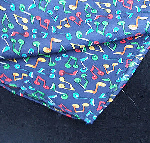 music Notes Handkerchief