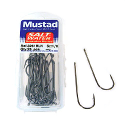 mustad Aberdeen 3261 BLN - Size 1/0