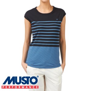 T-Shirts - Musto Sky T-Shirt - Navy/Baltic