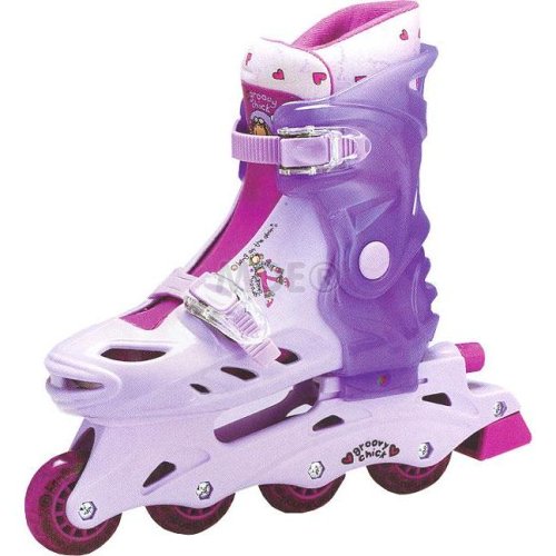 Groovy Chick Adjustable In Line Skates Med 12-1