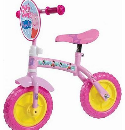 MV Sports Peppa Pig 2 in 1 Training Bike