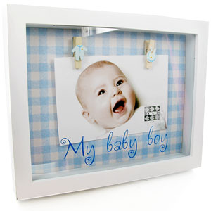 MY Baby Boy 4 x 6 Clip Photo Frame