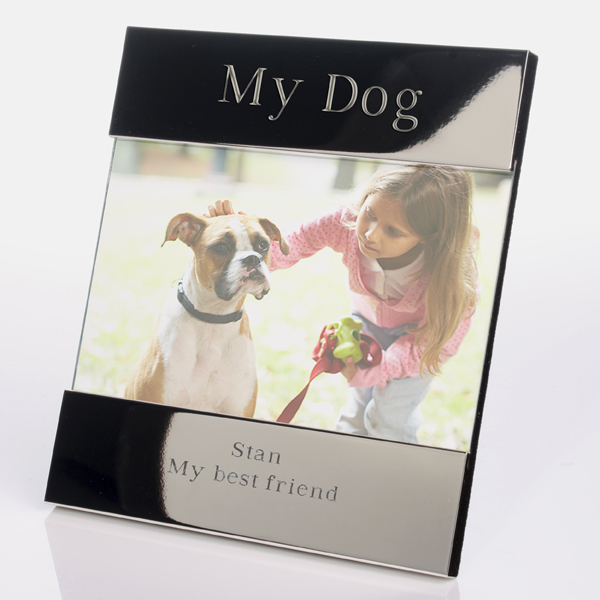 MY Dog Engraved Photo Frame