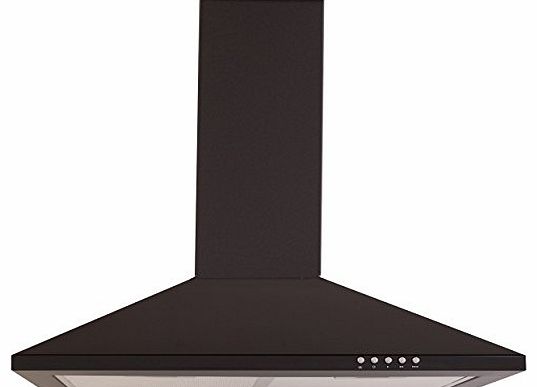 MyAppliances ART10906 70cm Deluxe Chimney Cooker Hood Extractor in Black