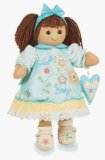 Rag Doll Brown Hair, Blue Sweet Baby Dress - MyDoll