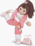 Rag Doll Brown Hair, Pink Dance Tracksuit - MyDoll