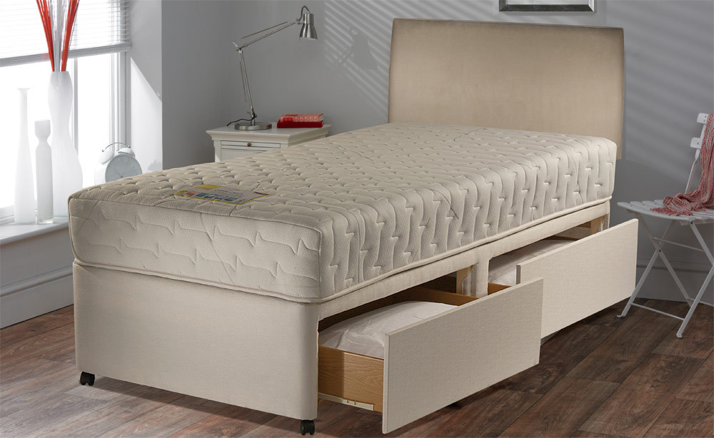 Dream Charm Divan Bed, Double, No Storage